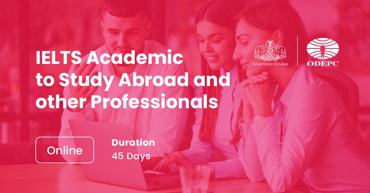 IELTS Academic To Study Abroad And Other Professionals